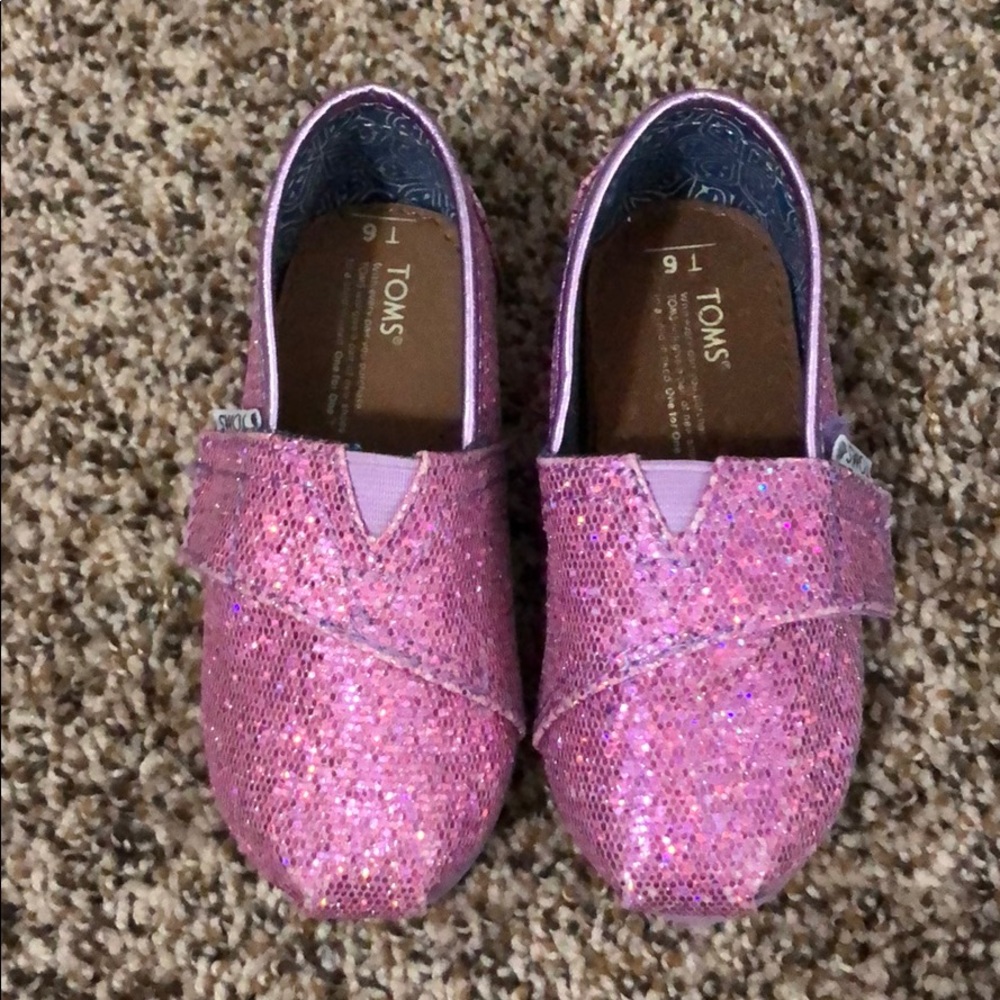 TOMS Glitter Toddler shoes